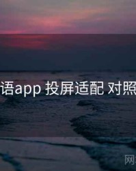 秘语app 投屏适配 对照表