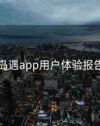 岛遇app用户体验报告