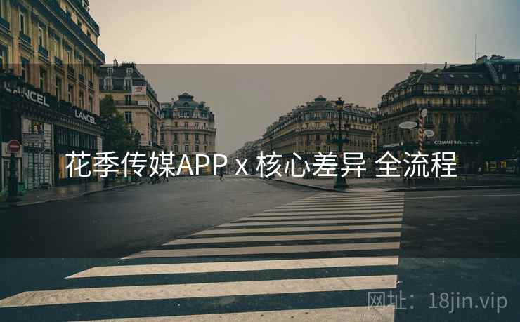 花季传媒APP x 核心差异 全流程