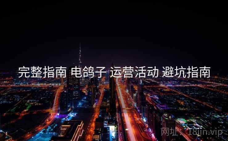 完整指南 电鸽子 运营活动 避坑指南