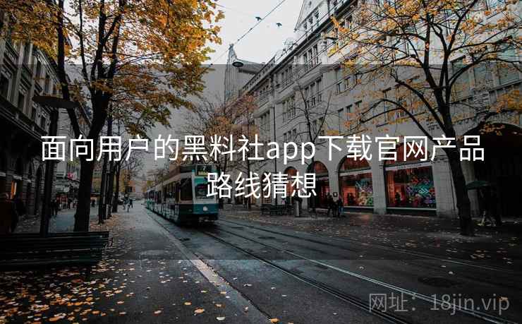 面向用户的黑料社app下载官网产品路线猜想