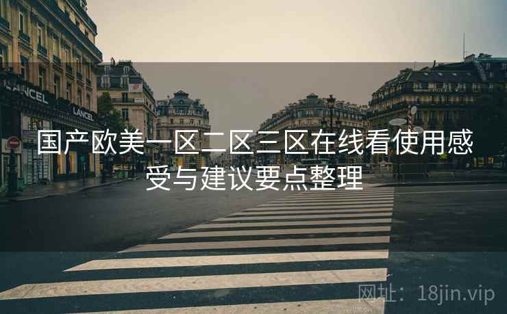 国产欧美一区二区三区在线看使用感受与建议要点整理